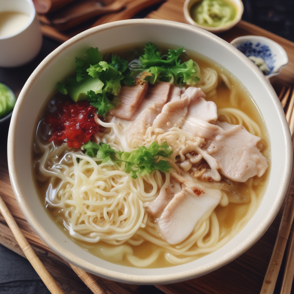 Delicious tonkotsu soy ramen