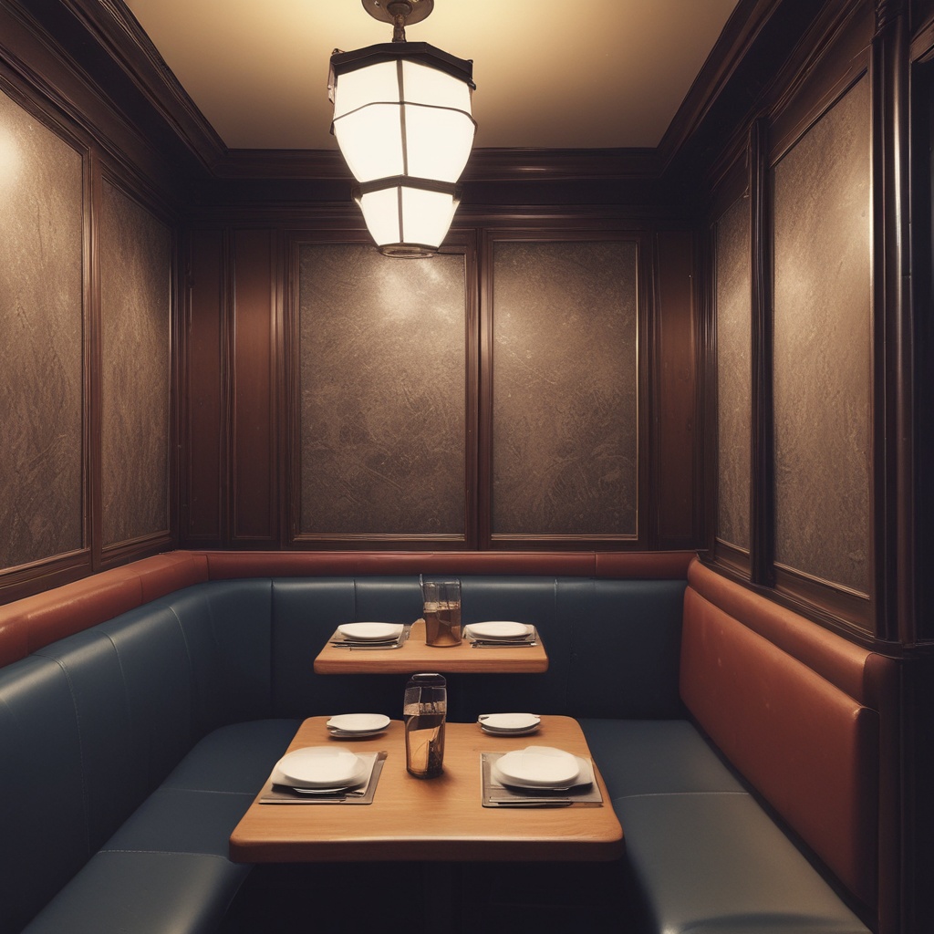 Private booth for solo diners